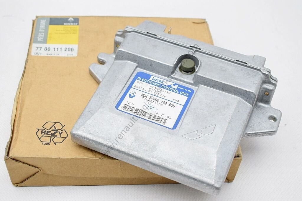 Kangoo 1.9 Dizel Motor Beyni Enjeksiyon Beyni 7700111206 7700104956