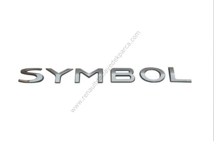 Bagaj Symbol Yazısı Renault Symbol