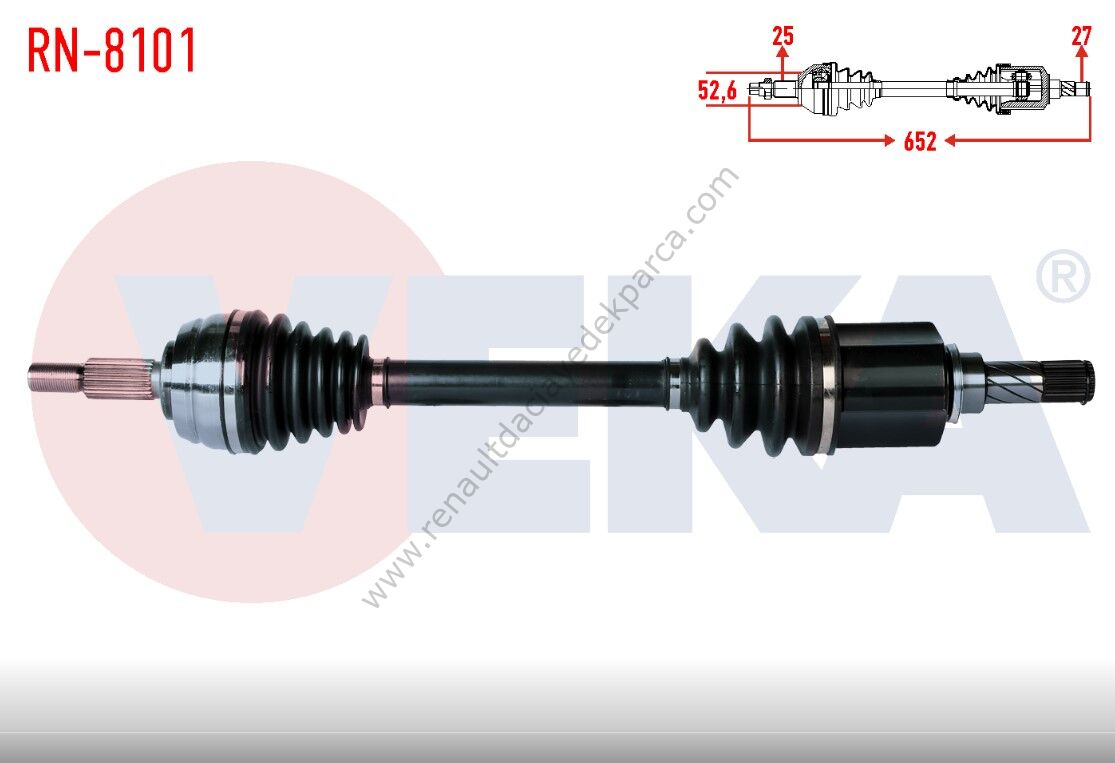 Dacia Duster Sol Ön Aks Komple 4x4