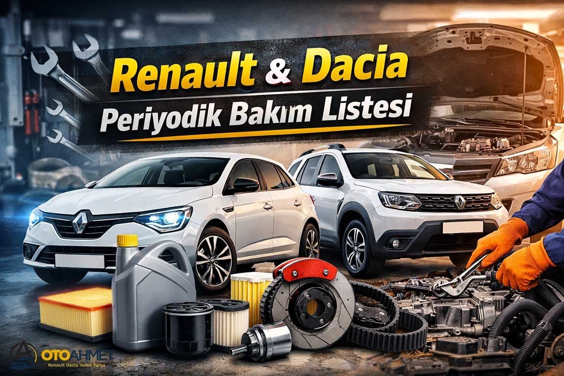 Renault & Dacia Periyodik Bakım Listesi - Detaylı Rehber | OTOAHMET