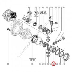Master 2 Difransiyel Dişlisi Sol Aks İç Lalesi