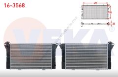 3 Sıra Süper Renault 12 Toros Su Radyatörü