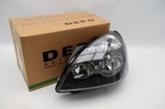 Clio Sol Ön Far Komple İçi Siyah