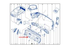 Renault Duster Arka Tampon Gri Kaplama 850B24559R