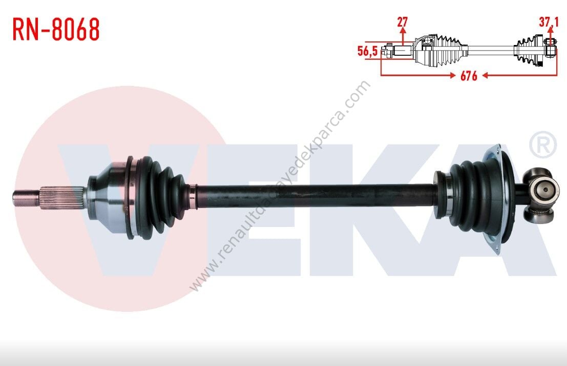 Renault Trafic Opel Vivaro Sol Ön Aks Komple