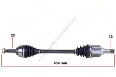 Sol Aks Renault Clio 3 Benzinli D4f Motor 8200341698
