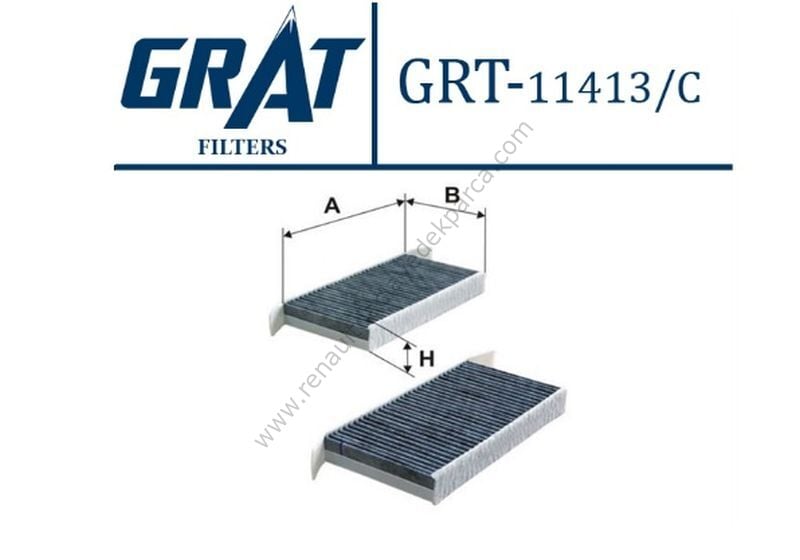 Polen (Klima) Filtresi Renault Laguna 3 Karbonlu