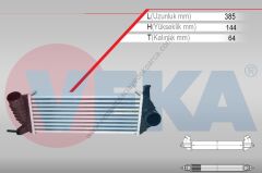 Turbo Radyatörü Renault Kangoo-Mercedes Citan
