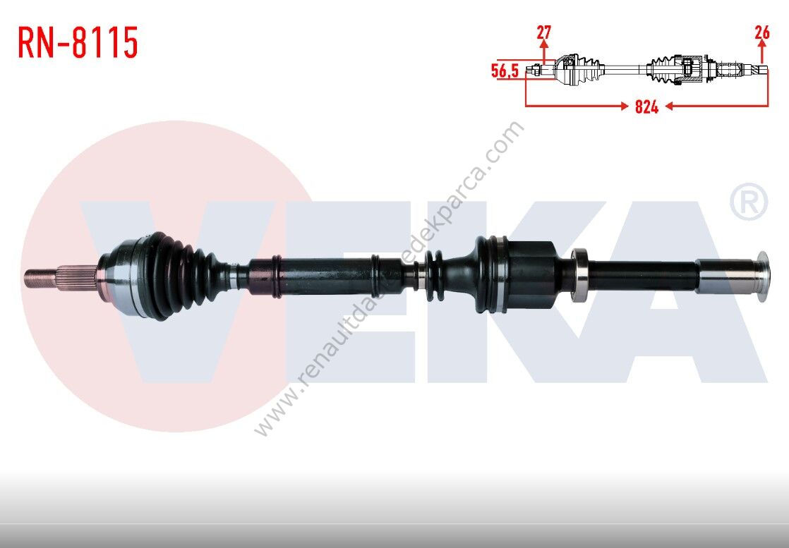 ÖN AKS SAĞ LGN-II OTOMATİK 4 VİTES 2.0 F4R