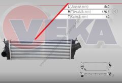 Renault Trafic 2 Turbo Radyatörü 8200411160