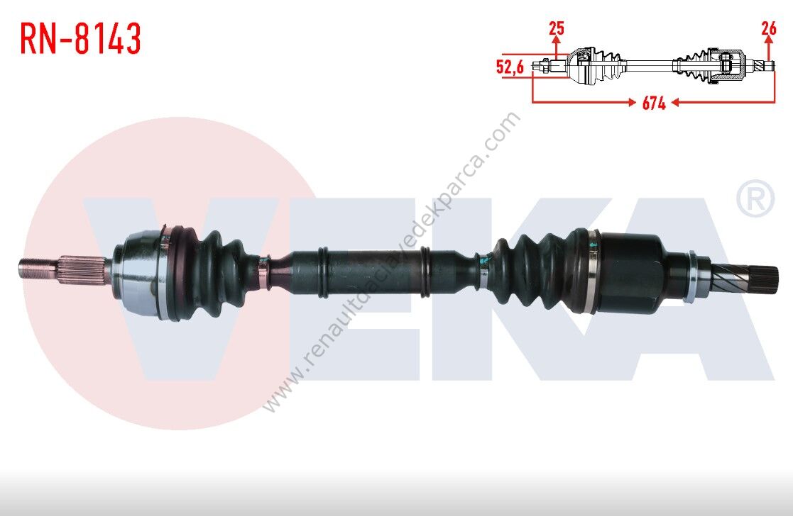 Renault Scenic 2 Sol Ön Aks Komple