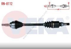 Sol Aks Renault Laguna 2-3 Yeni Model 8200726970