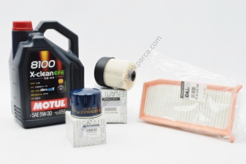 Motor Filtre Seti Renault Clio 4 Motul Yağ