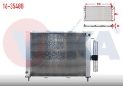 Motor Su Radyatörü Renault Kangoo Klimalı 8200732379