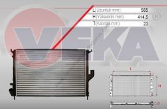 Su Radyatörü Dacia Logan Sandero 8200735039