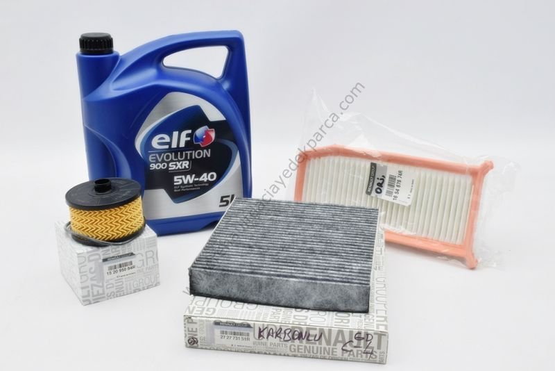 Renault Clio 4 0,9 Motor Periyodik Bakım Seti