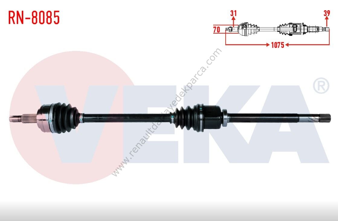 Renault Master 3 Sağ Ön Aks Komple 2010-