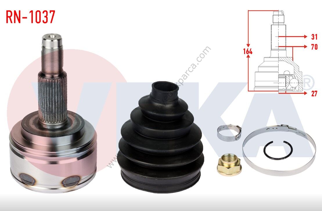 Renault Master 3 Aks Kafası Dış