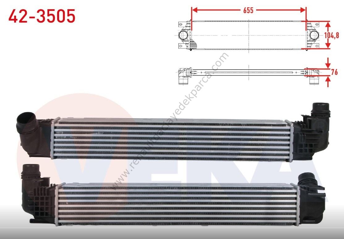 Duster Turbo Radyatörü 8200880552