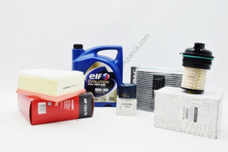 Renault Megane 4 1.5 Dci Motor Yağ Bakım Seti