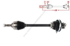 Renault Clio Sol Ön Aks 391014440R