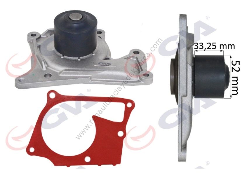 Devirdaim Su Pompası Duster Dokker Lodgy Kadjar A180