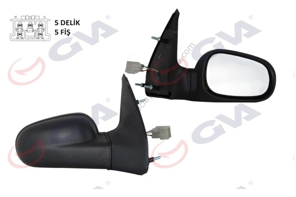 Dış Dikiz (Yan Kapı) Aynası Renault Clio 1 Kasa Fransız