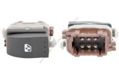 Cam Düğmesi Renault Master 2 Sol 6 Fiş Kırmızı