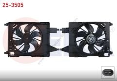 Renault Megane 2 Fan Motoru Komple Davlumbazlı