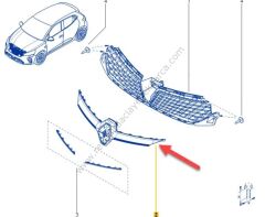 Ön Panjur Clio 5,5 Makyajlı Kasa