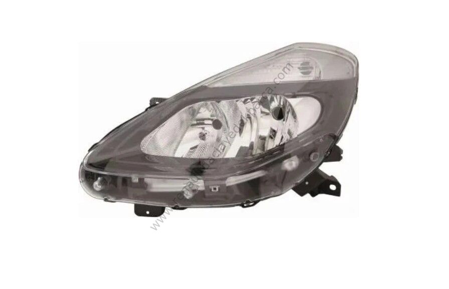 Renault Clio 3 Far İçi Siyah Sol 7701072012