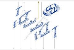 Sağ Marşpiyel Sacı Taliant Sandero 3 764601194R
