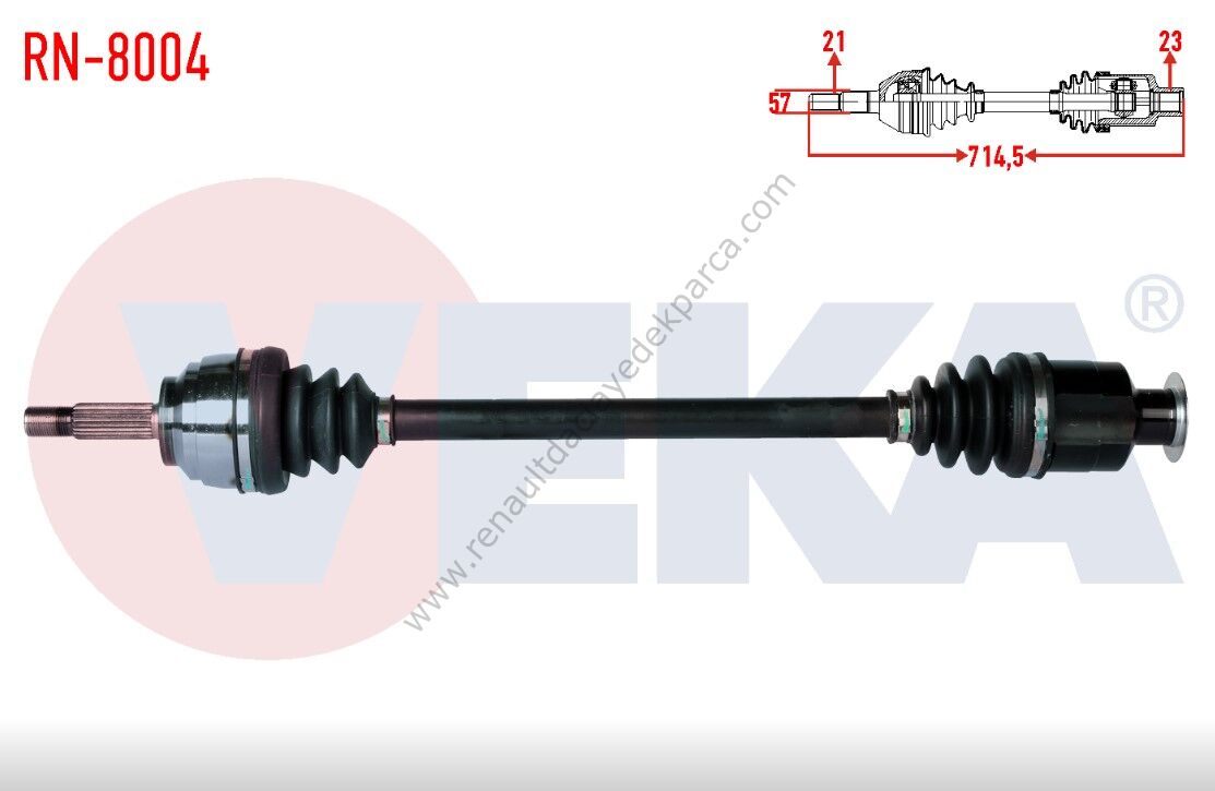 Renault Clio Kangoo Sağ Ön Aks