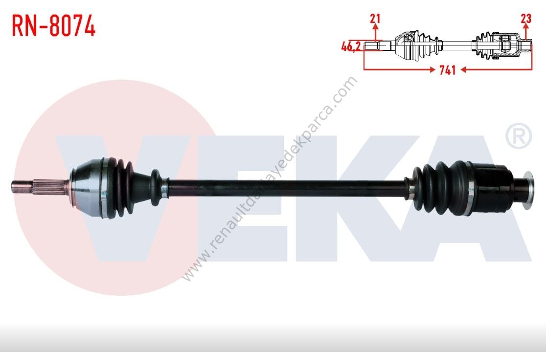 Renault 21 Manager Optima Sağ Ön Aks