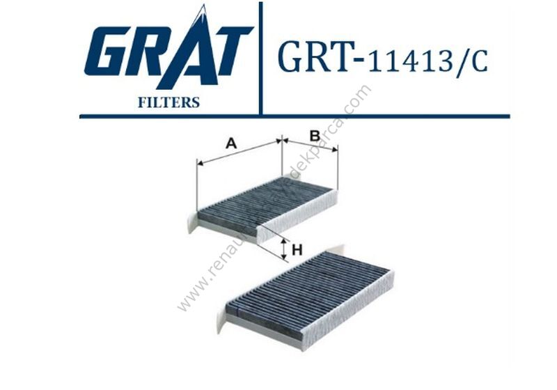 Polen (Klima) Filtresi Renault Laguna 3 Karbonlu