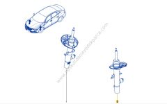 Renault Talisman Ön Amortisör 543026632R