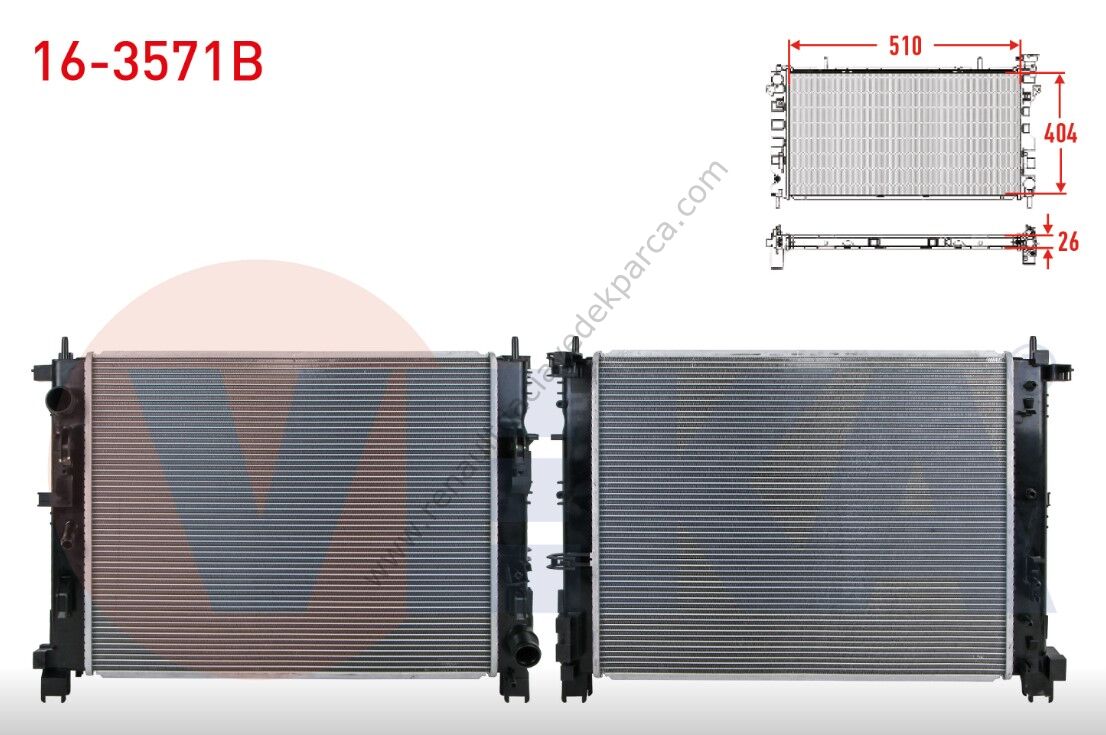 Duster Lodgy Dokker Su Radyatörü Adblue 214104225R