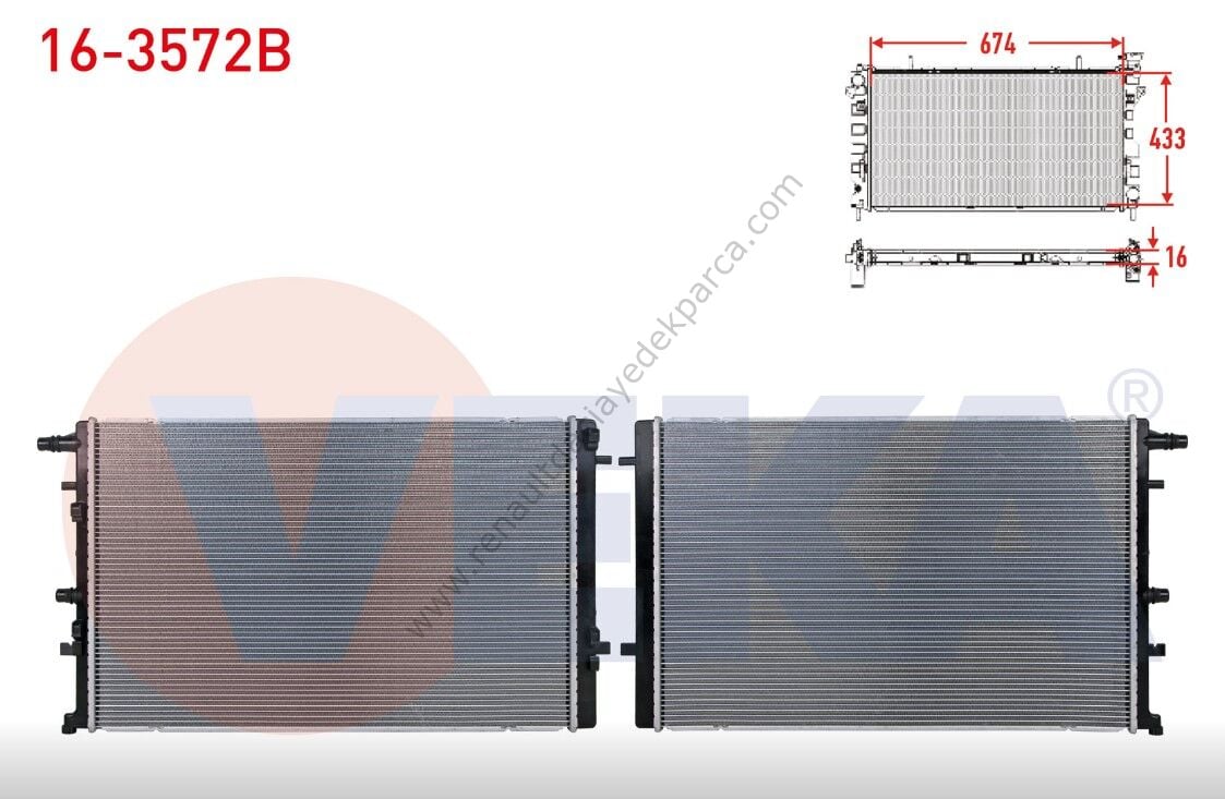 Klima Radyatörü Megane 4-214109155R