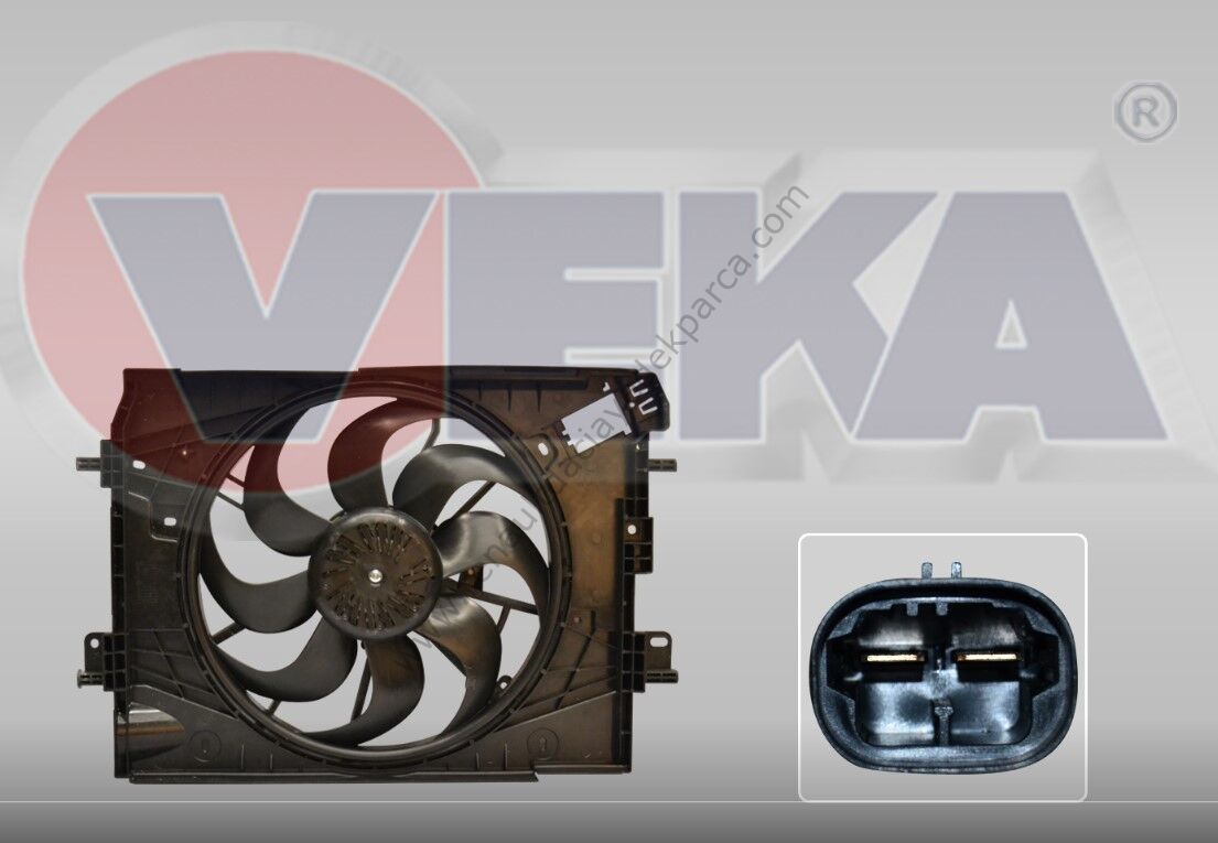 Dacia Duster Fan Motoru Davlumbazlı Komple