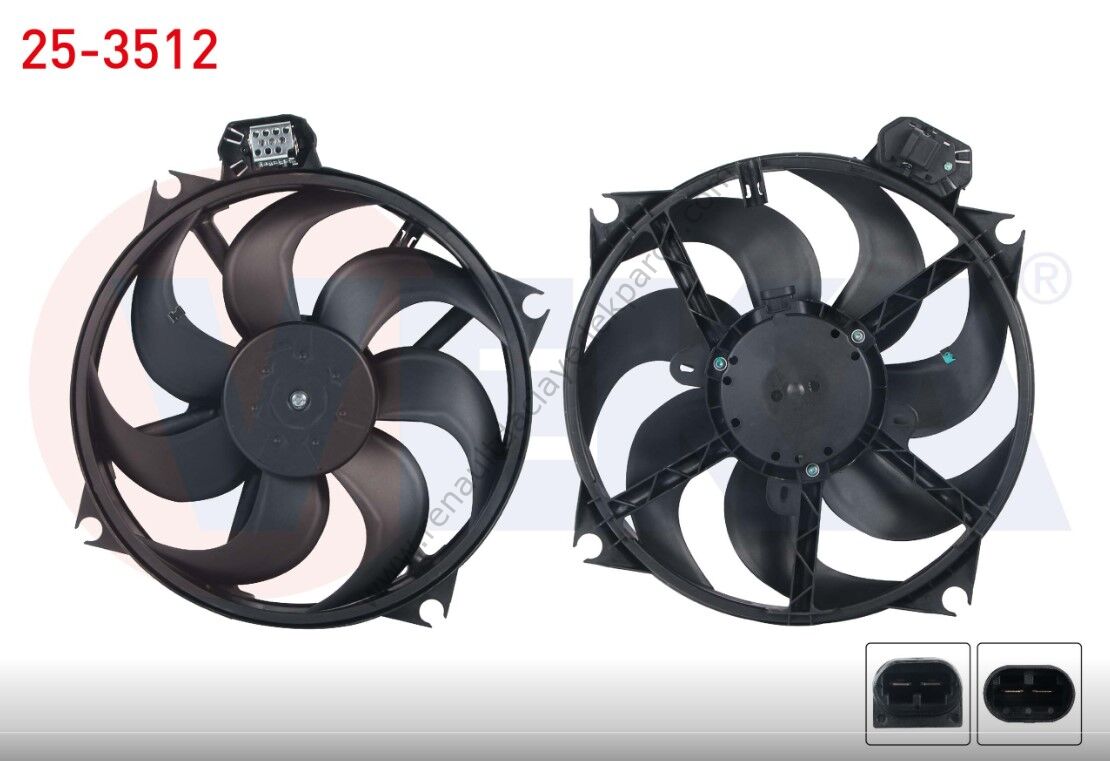 Renault Fluence Fan Motoru+Kasa 214810011R
