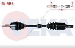 Ön Aks Sol Dacia Duster 4x2
