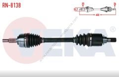 Sol Ön Aks Renault Fluence Otomatik Vites 391016076R