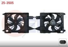 Renault Megane 2 Fan Motoru Komple Davlumbazlı