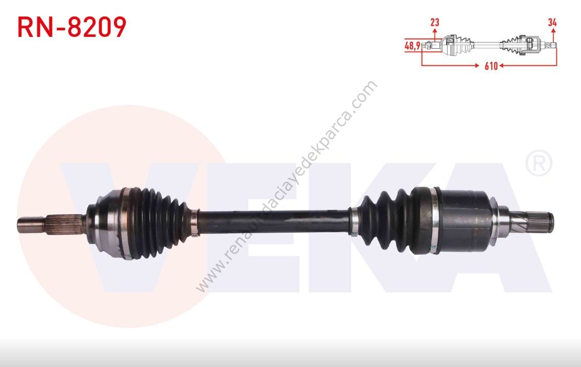 Renault Clio 4 Otomatik Sol Aks 1.5 Dci-391018401R