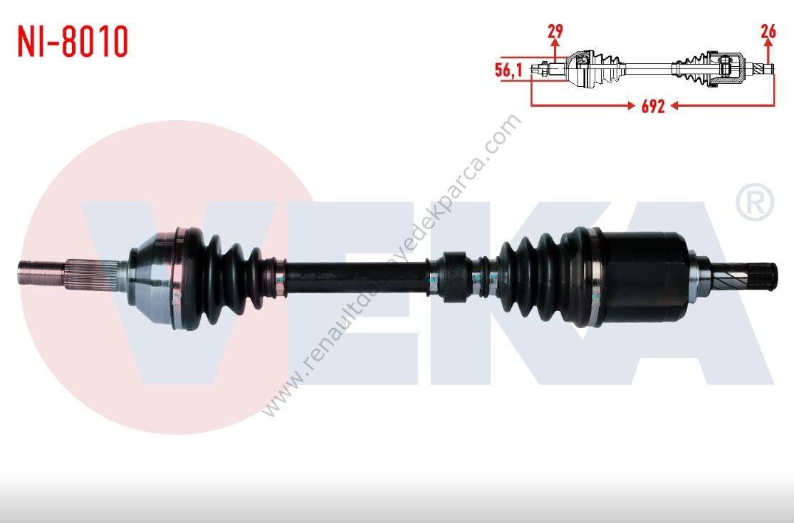 Nissan Qashqai Sol Ön Aks Komple J10