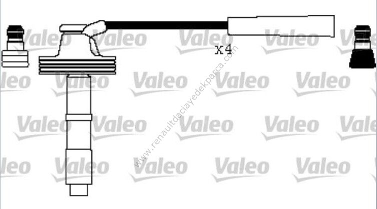 Renault Laguna Buji Kablosu Takım N7Q Volvo Motorlu