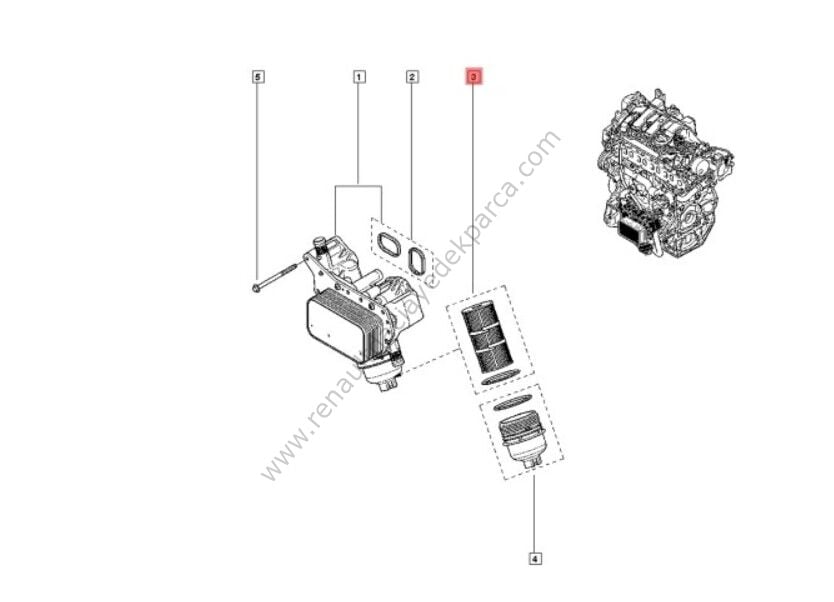 Motor Yağ Filtresi Renault Master 3 Trafic 2