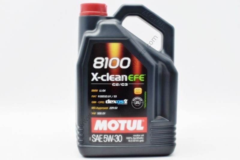 Motor Yağı 5W30 5lt Partiküllü Motul 8100X-clean efe