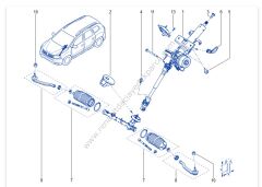 Dacia Duster 2 Direksiyon Kolonu Elektrikli 488107654R