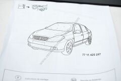 Symbol Thalia Kapı Bandı Takım 7711425257